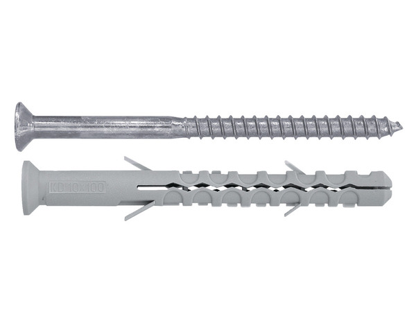 6 chevilles nylon 10X120 - Diall - Brico Dépôt