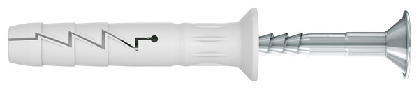 100 chevilles nylon 6x60 + vis - Diall - Brico Dépôt