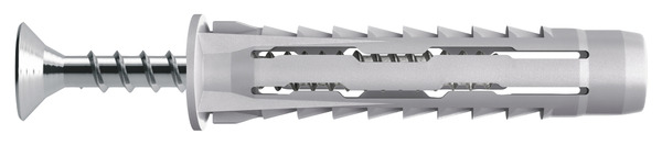 50 chevilles nylon universelles 6x30 + vis - Diall - Brico Dépôt