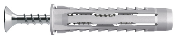 30 chevilles nylon universelles 10 x 50 + vis - Diall - Brico Dépôt