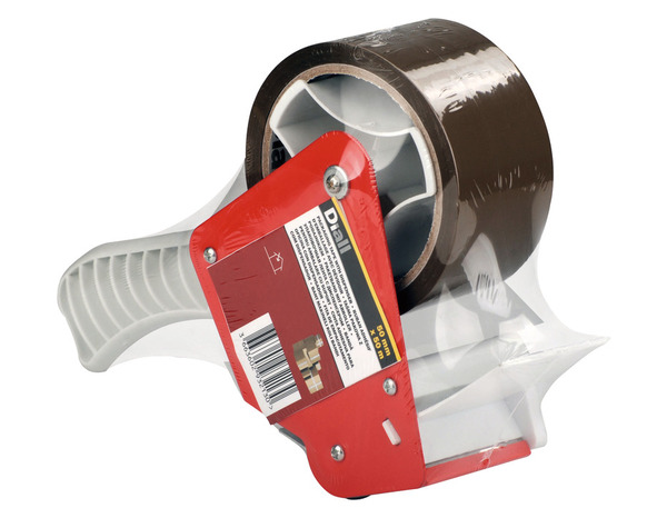 Adhésif pour emballer 50mm x 50m et dévidoir ta226 - Diall - Brico Dépôt