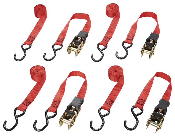 4 sangles 3 m avec tendeur à cliquet - Diall - Brico Dépôt