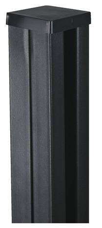 Poteau galva gris foncé "Neva" - H. 2,40 m Section : 70 mm x 70 mm - Marque BLOOMA - Brico Dépôt