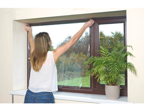 Lot de 4 films double vitrage pour fenêtre 12 m² - L. 2 x 1,5 m - Diall - Brico Dépôt