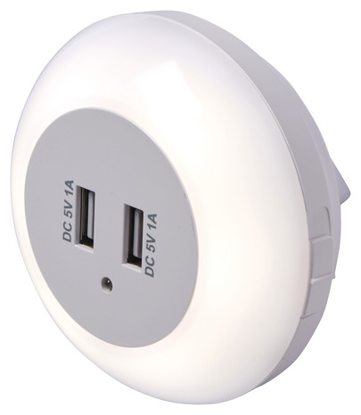 Veilleuse lisbo led int sensor usb - Colours - Brico Dépôt