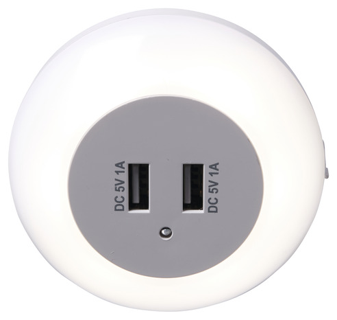 Veilleuse lisbo led int sensor usb - Colours - Brico Dépôt