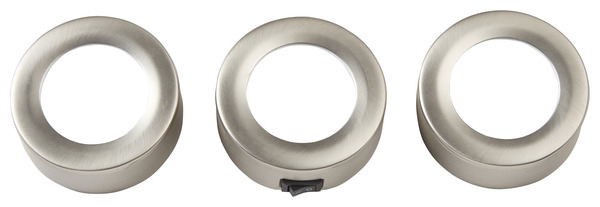 3 spots ronds esmo led int alu brosse - colours - Colours - Brico Dépôt