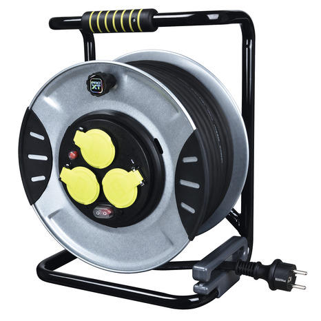 Enrouleur de chantier 30 m NF 1000W/3000W - Brico Dépôt