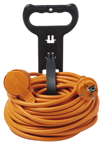 Rallonge orange étanche 40 m NF - Diall - Brico Dépôt