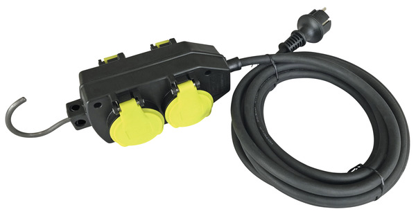 Bloc multiprise étanche 4 prises NF - Diall - Brico Dépôt