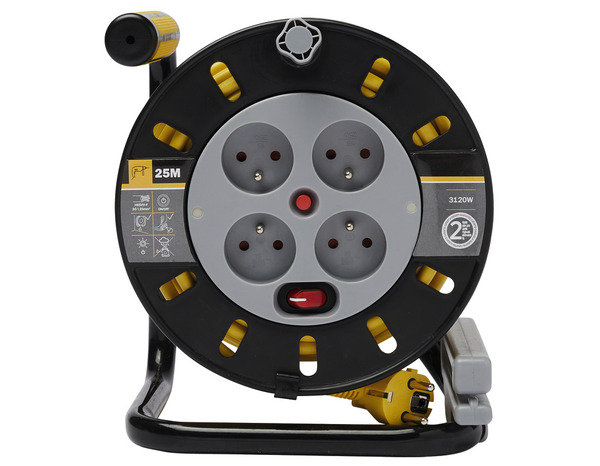 Enrouleur de bricolage 25 m NF - Diall - Brico Dépôt