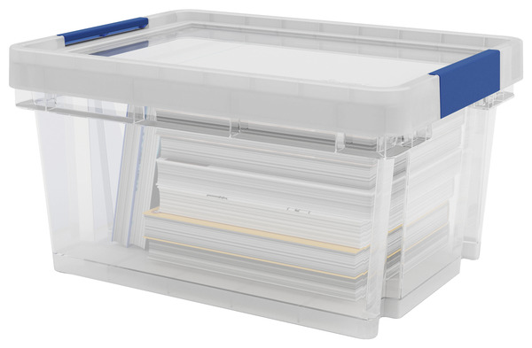 Bac de rangement transparent 15 L "Xago" - Form - Brico Dépôt