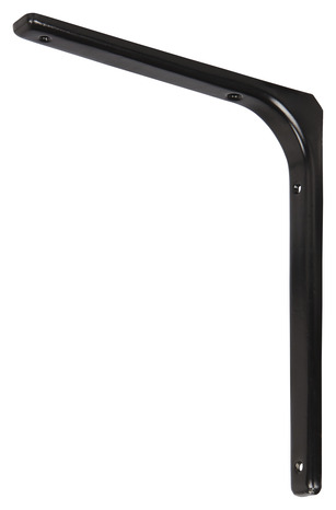 Équerre emboutie 250 x 300 mm noir  - Form - Brico Dépôt