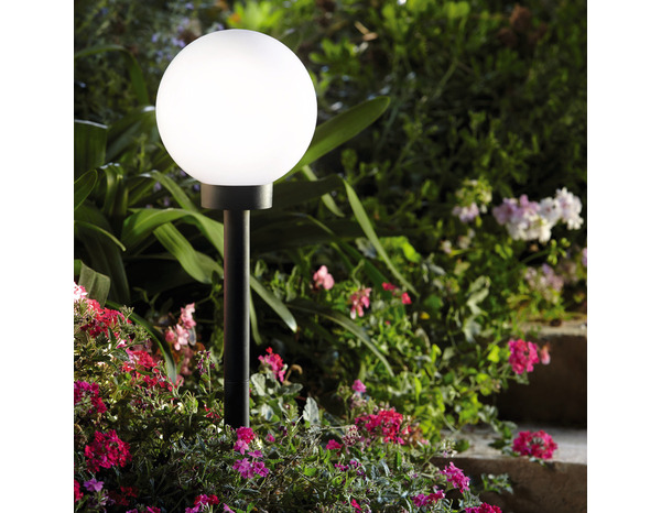 Balise solaire noire - Marque BLOOMA - Brico Dépôt