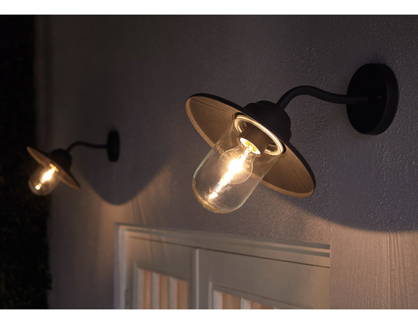 Applique descendante IP44 "Rimouski" - Noir - Marque BLOOMA - Brico Dépôt