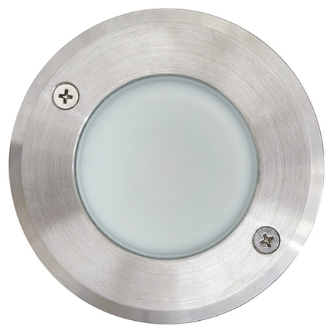 Spot terrasse rond alu brossé "flax" - Marque BLOOMA - Brico Dépôt