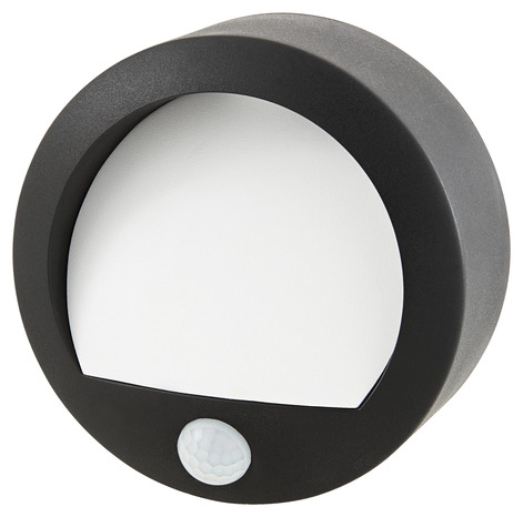 Applique à détection LED  noir IP44 "Melville" - Marque BLOOMA - Brico Dépôt