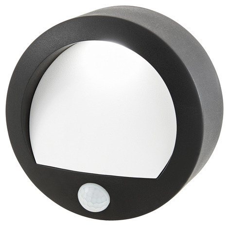 Applique à détection LED  noir IP44 "Melville" - Marque BLOOMA - Brico Dépôt