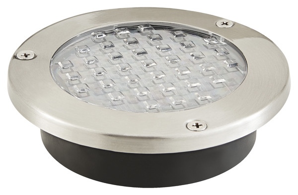 Lot 2 spots terrasse solaire alu brosse "glend" - Marque BLOOMA - Brico Dépôt