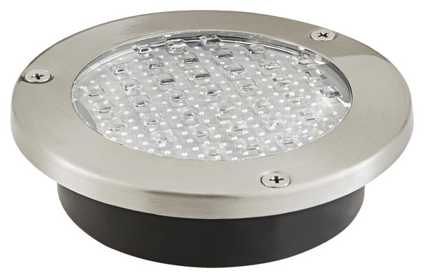 Lot 2 spots terrasse solaire alu brosse "glend" - Marque BLOOMA - Brico Dépôt