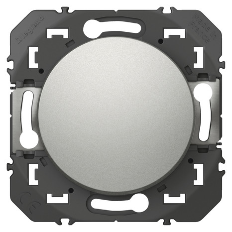 Interrupteur va-et-vient 10A "Dooxie" aluminium - Legrand - Brico Dépôt
