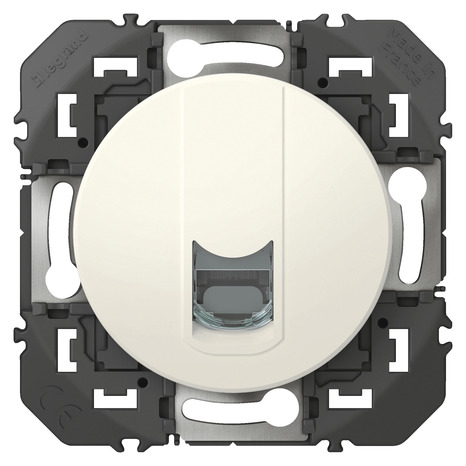 Prise Ethernet RJ45 catégorie 6 "Dooxie" blanc - Legrand - Brico Dépôt