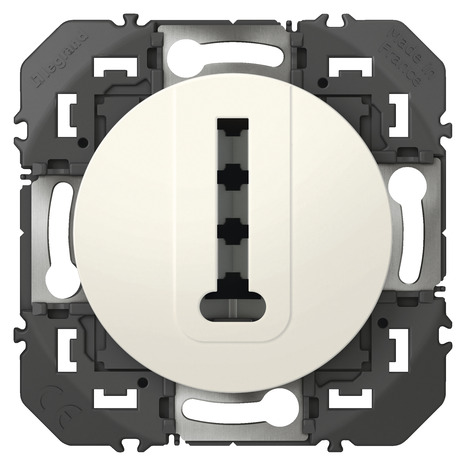 Prise téléphone en "T" "Dooxie" blanc - Legrand - Brico Dépôt