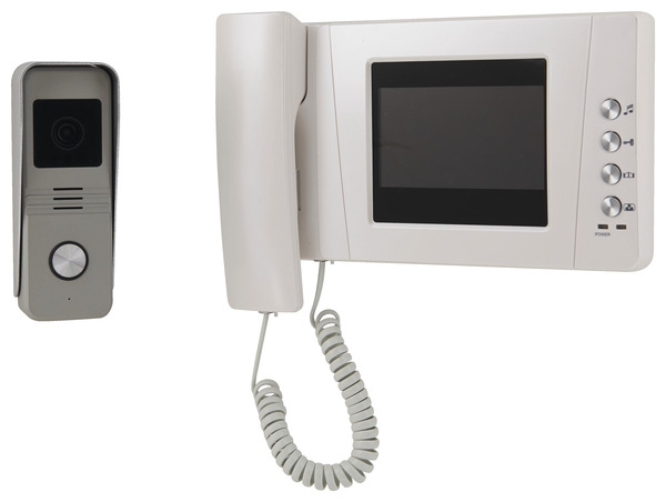 Interphone vidéo filaire 4,3" "Uban" - Blyss - Brico Dépôt