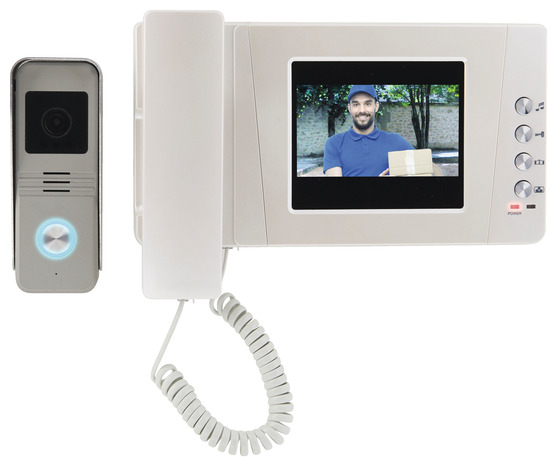 Interphone vidéo filaire 4,3" "Uban" - Blyss - Brico Dépôt