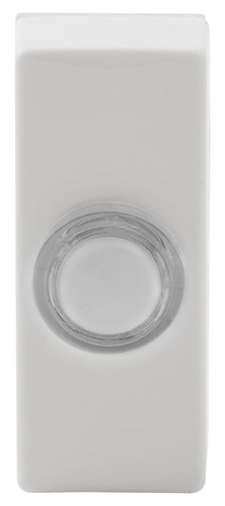 Bouton sonnette filaire blanc - Blyss - Brico Dépôt