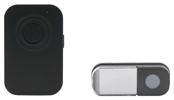 Carillon + Sonnette sans fil noir "Liam" - Blyss - Brico Dépôt