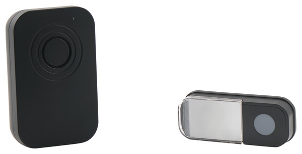 Carillon + Sonnette sans fil noir "Liam" - Blyss - Brico Dépôt