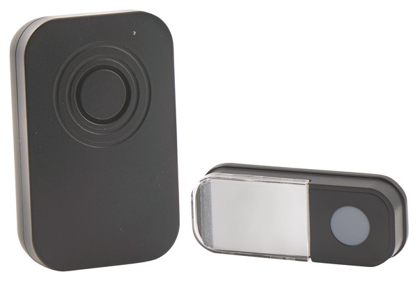 Carillon + Sonnette sans fil noir "Liam" - Blyss - Brico Dépôt