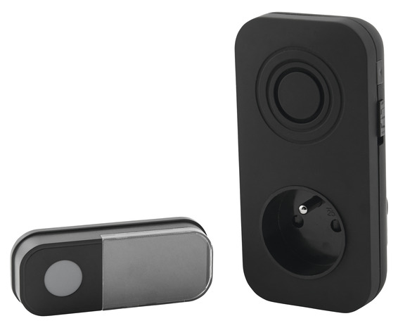 Carillon + Sonnette enfichable avec prise "Liam" - Blyss - Brico Dépôt