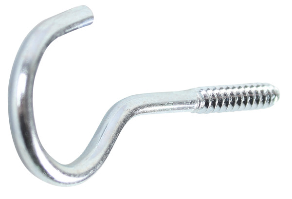 Crochets vis rond zinc 35 x 17 mm 250 pcs  - Diall - Brico Dépôt