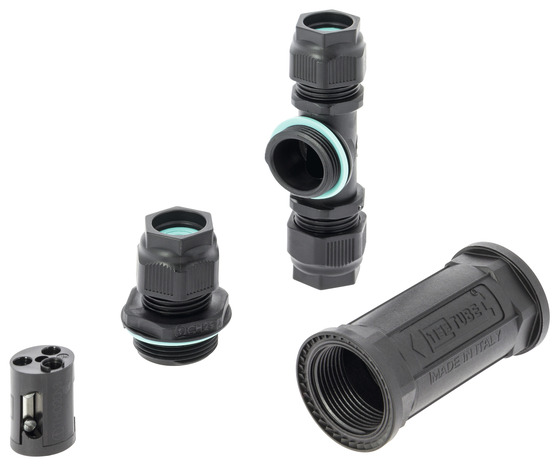 Connexion étanche en T IP68 3 voies. 3 pôles. Ø max câble 13,5 mm IP68. - Diall - Brico Dépôt