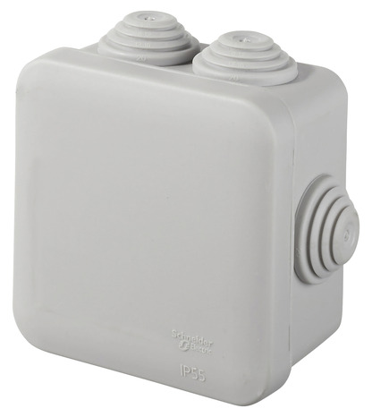 Boîte de dérivation carrée 65 x 65 mm - Schneider Electric - Brico Dépôt