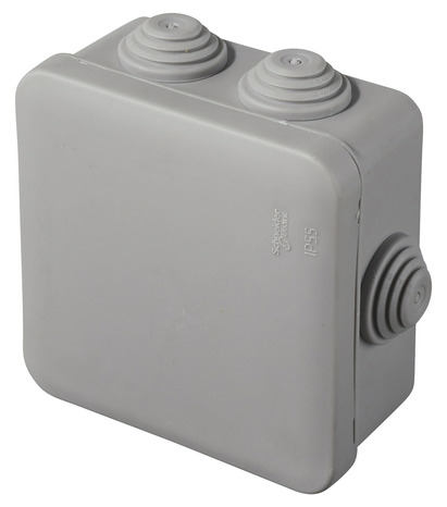 Boîte de dérivation carrée 80 x 80 mm - Schneider Electric - Brico Dépôt