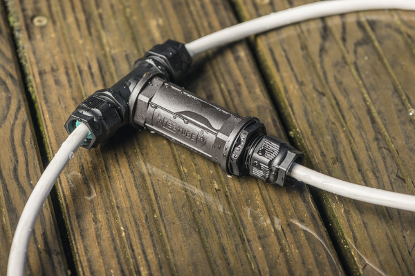 Connexion étanche en T IP68 3 voies. 3 pôles. Ø max câble 13,5 mm IP68. - Diall - Brico Dépôt