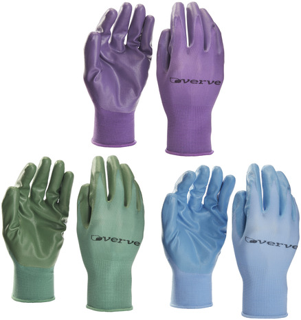 Lot de 3 paires de gants de jardin - taille 9 - Brico Dépôt