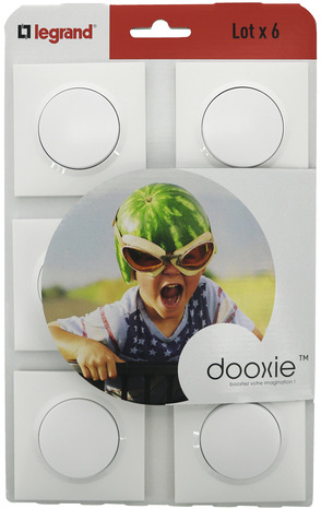 Lot 6 interrupteurs va-et-vient "Dooxie" blanc - Legrand - Brico Dépôt