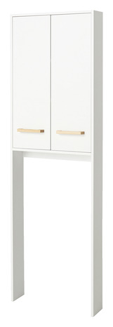 Meuble haut de toilette blanc LADOGA - L. 60 cm - Cooke and Lewis - Brico Dépôt