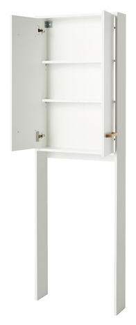 Meuble haut de toilette blanc LADOGA - L. 60 cm - Cooke and Lewis - Brico Dépôt