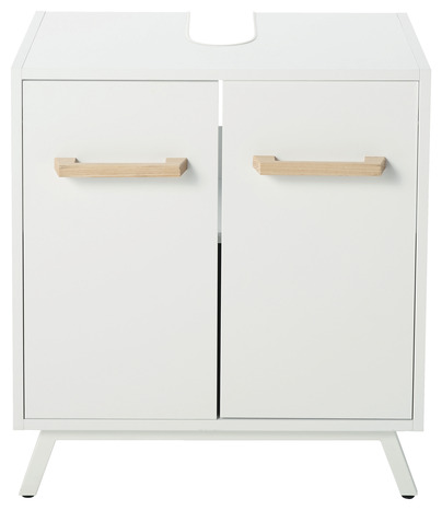 Meuble sous-lavabo"Ladoga" - Blanc - L. 60 cm - Cooke and Lewis - Brico Dépôt