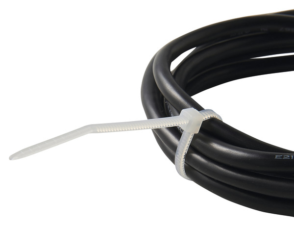 Lot de 100 colliers de fixation blanc 2,5 x 100 mm - Diall - Brico Dépôt