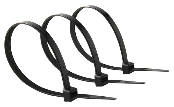 Lot de 100 colliers de fixation noir 9 x 300 mm - Brico Dépôt