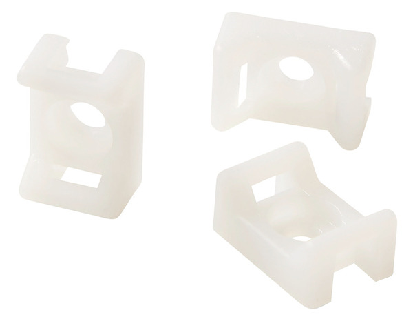 Lot de 25 embases à visser blanc - Ø 4,8 mm - Diall - Brico Dépôt