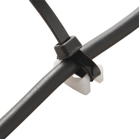 Lot de 25 embases à visser blanc - Ø 4,8 mm - Diall - Brico Dépôt