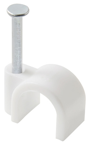 Lot de 100 attaches câble Ø 8/9 mm blanc - Diall - Brico Dépôt