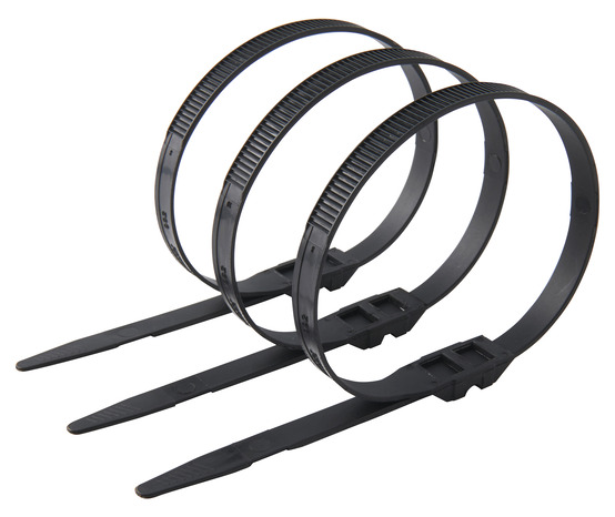 Lot de 100 colliers de fixation noir 9 x 370 mm - Schneider Electric - Brico Dépôt